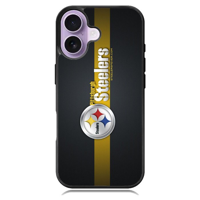 Pittsburgh Steelers Carbon Metal iPhone 17 Case OV2875