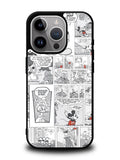Disney Mickey Comic Cartoon Childrens iPhone 15 Pro Case OV4715