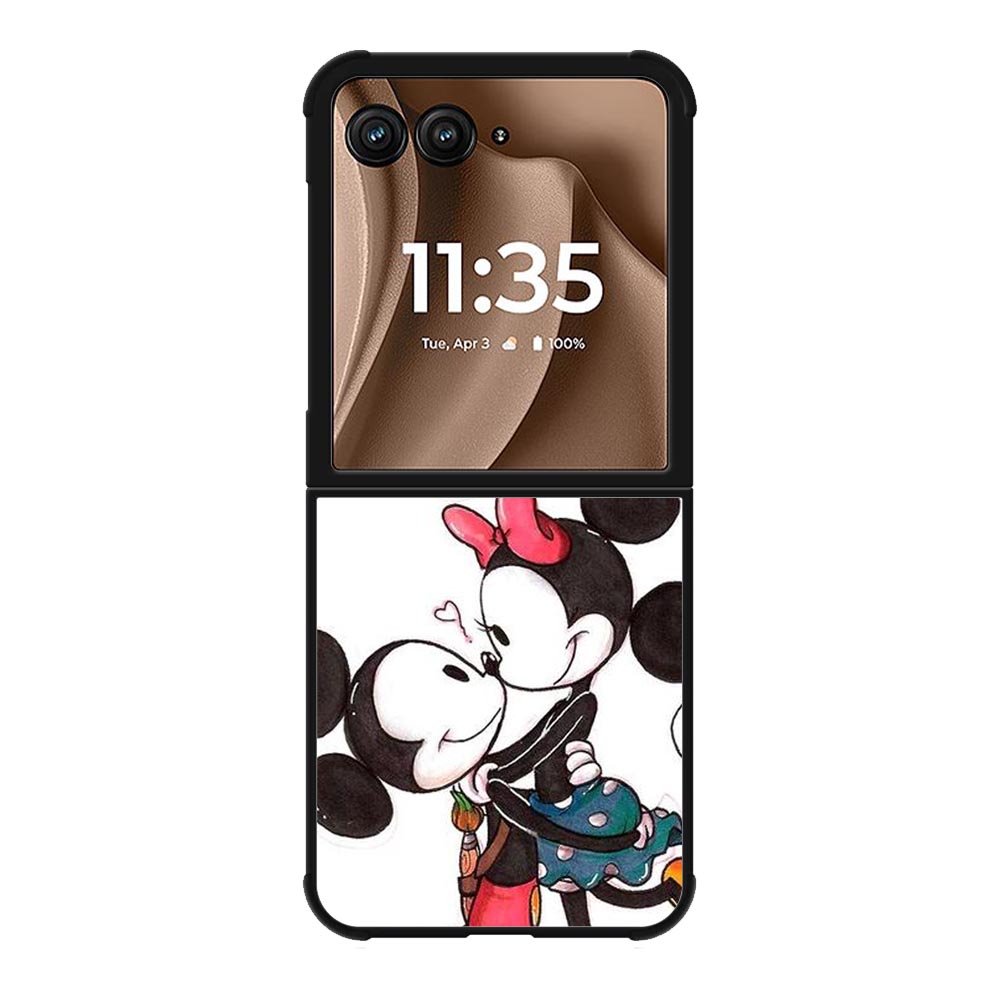 Romantic Couple Mickey Mouse Motorola Moto RAZR Plus 2025 Case OV2666