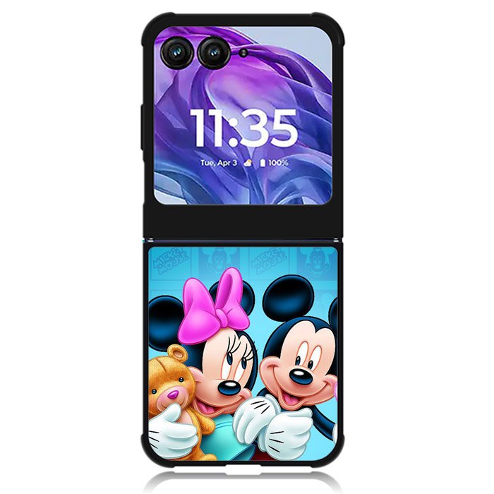 Mickey Minnie Mouse Motorola Moto Razr Plus 2024 , Moto Razr+ 2024 Case OV3264