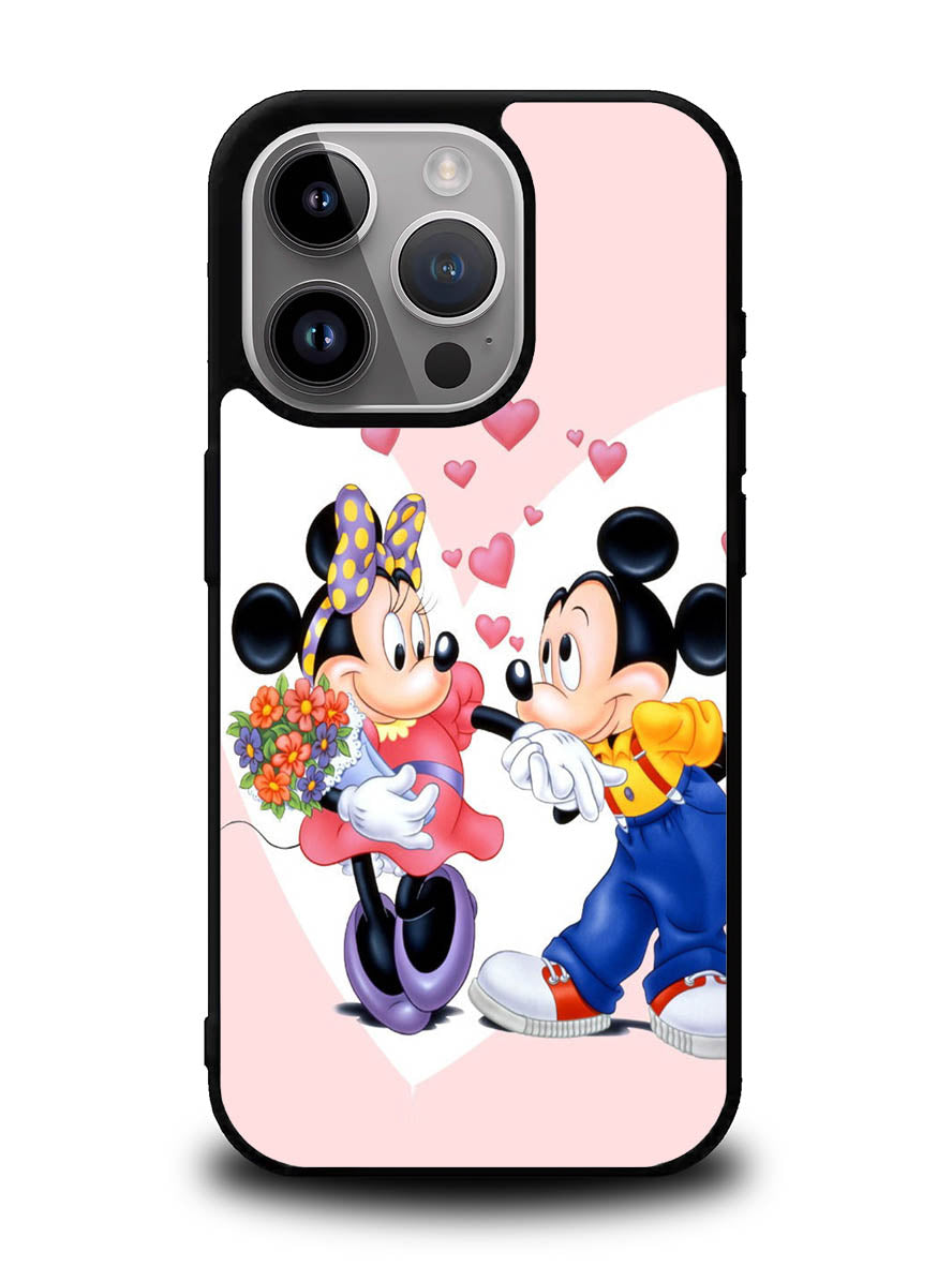 Mickey Mini Mouse Couple iPhone 14 Pro Max Case QC3263