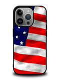American Flag iPhone 14 Pro Case QC3785