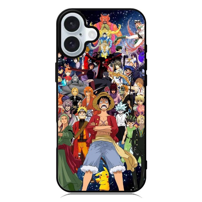 All Anime Character iPhone 16 Plus Case QC3799