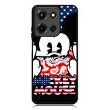 Mickey Mouse America Flag Motorola Moto G 5G 2025 Case OV3267