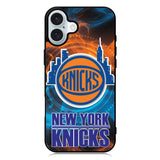 New York Knicks Wallpaper iPhone 16 Plus Case QC3075
