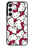 Hello Kitty Face Pattern Samsung Galaxy A55 5G Case