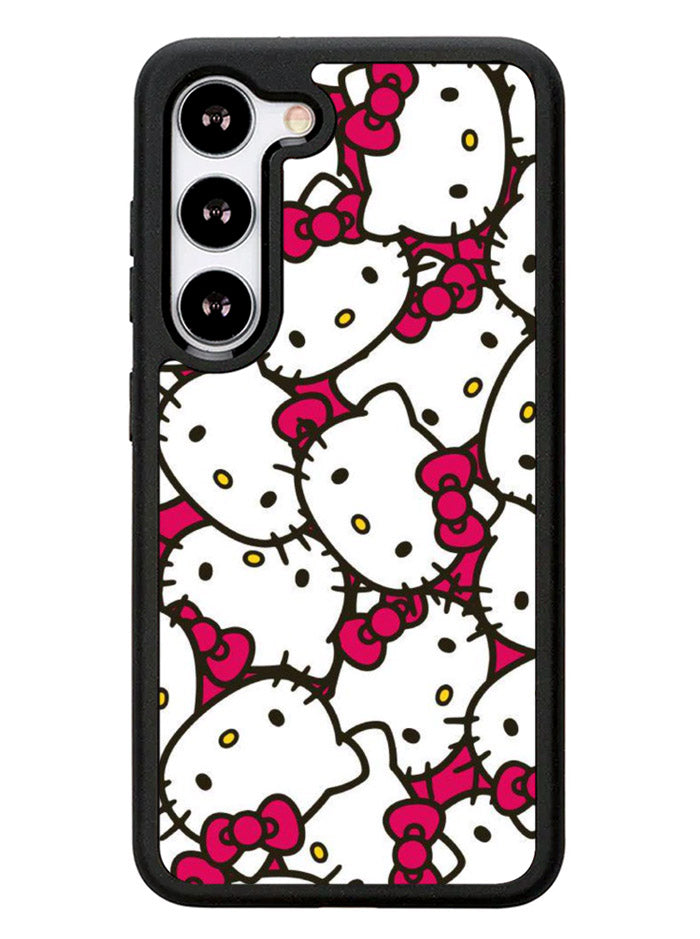 Hello Kitty Face Pattern Samsung Galaxy S23 Plus 5G / Samsung Galaxy S23+ 5G Case