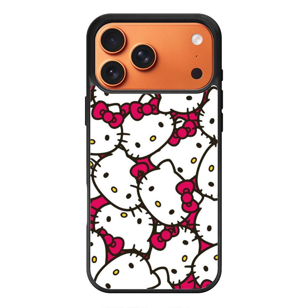 Hello Kitty Face Pattern Samsung Galaxy S26 Ultra Case