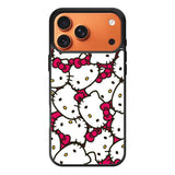 Hello Kitty Face Pattern Samsung Galaxy S26 Ultra Case