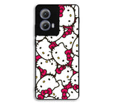 Hello Kitty Face Pattern Motorola Moto Edge 2024 Case OV6121
