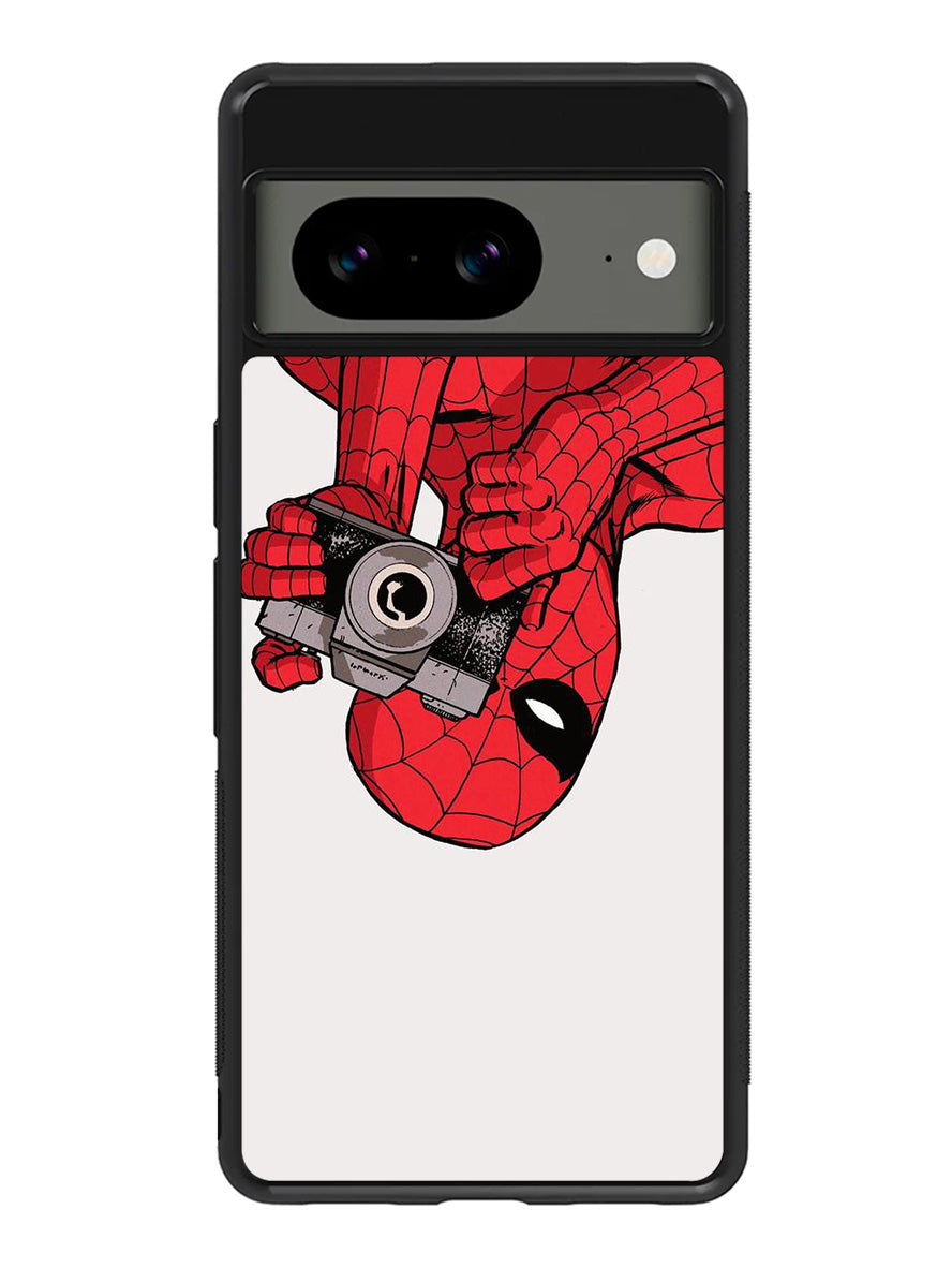 Spiderman Take a Picture Google Pixel 8 Case QC2441