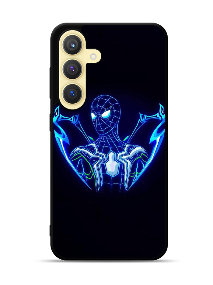 Spiderman Neon Blue Samsung Galaxy S24 FE 5G Case OV2480