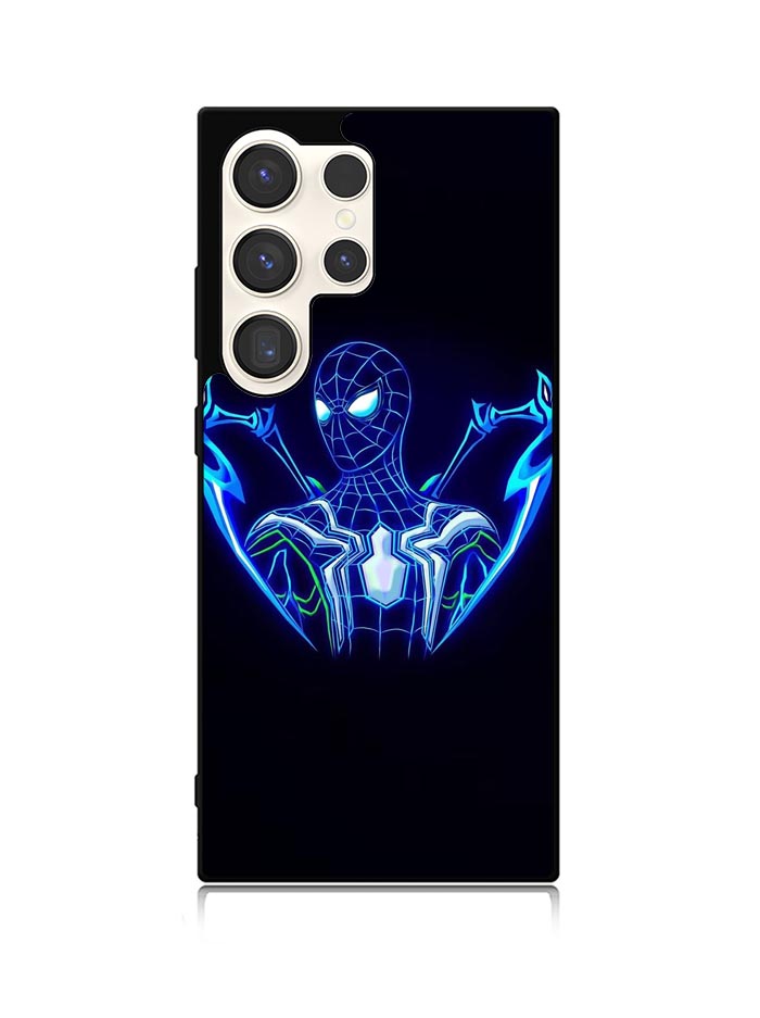 Spiderman Neon Blue Samsung Galaxy S25 Ultra 5G Case QC2480