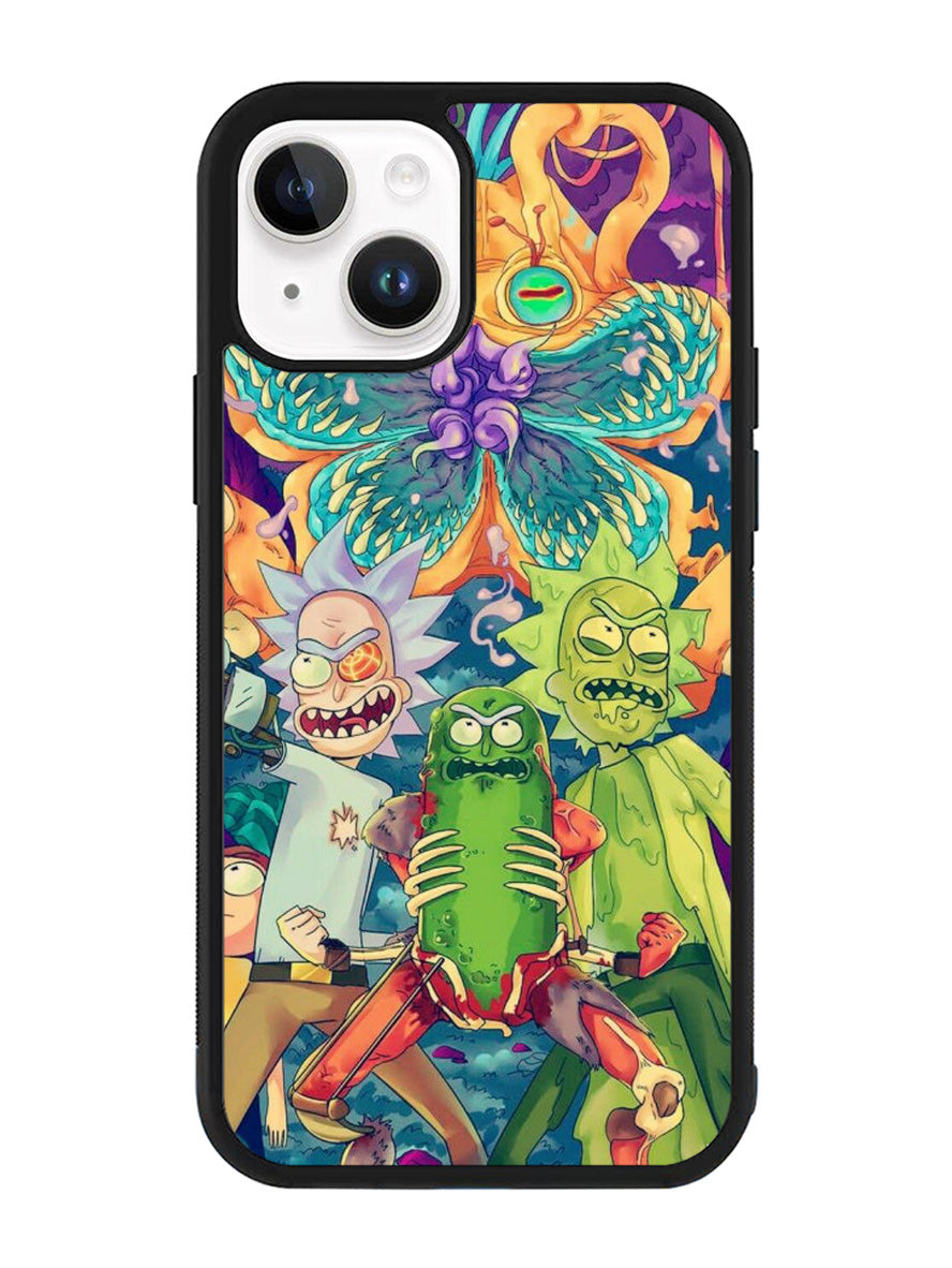 Rick Sanchez With Pickles iPhone 15 Plus Case OV2699