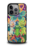 Rick Sanchez With Pickles iPhone 14 Pro Max Case QC2699