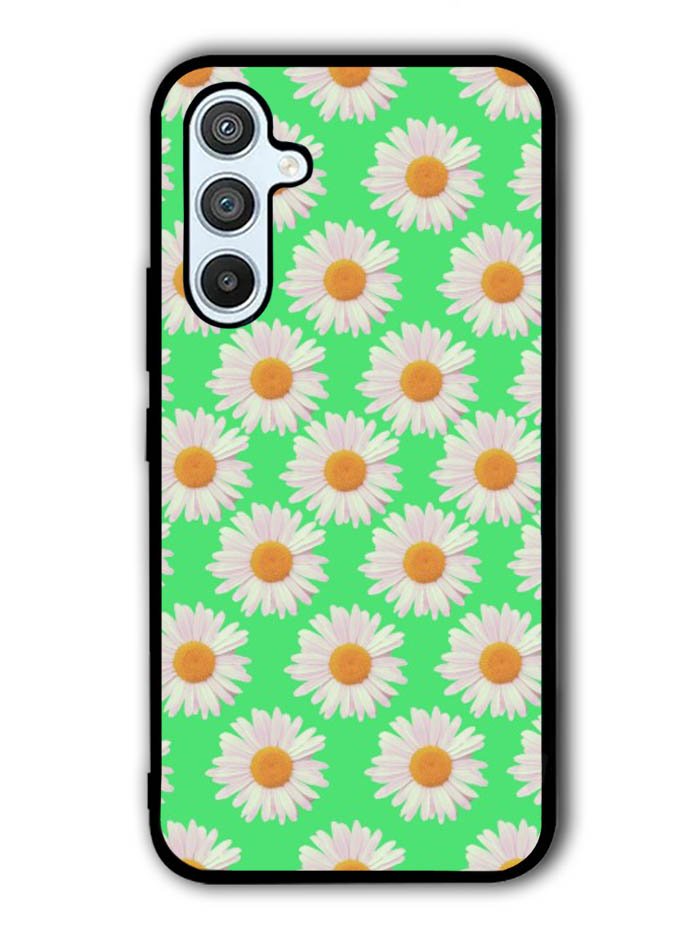 Flowers Pattern Green Samsung Galaxy A54 5G Case OV4924