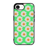 Flowers Pattern Green iPhone 17e Case QC4924