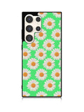 Flowers Pattern Green Samsung Galaxy S24 Ultra 5G Case OV4924