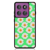Flowers Pattern Green Motorola Moto Edge 2025 | Moto Edge 60 Fusion | Moto Edge 60 Pro Case OV4924