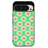 Flowers Pattern Green Google Pixel 9 | Pixel 9 Pro Case OV4924