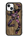 Deer Camo Wood iPhone 15 Plus Case OV4639
