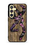 Deer Camo Wood Samsung Galaxy S23 5G Case QC4639