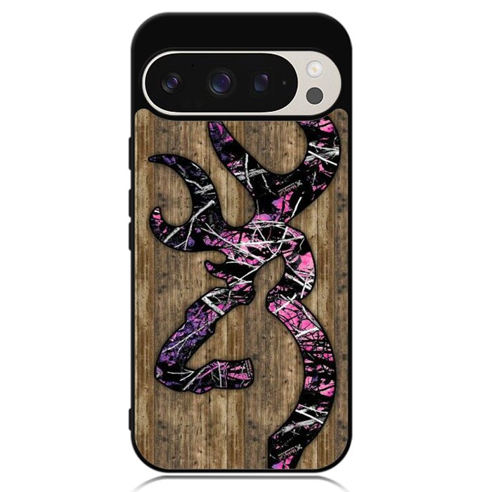 Deer Camo Wood Google Pixel 9 Pro XL Case OV4639