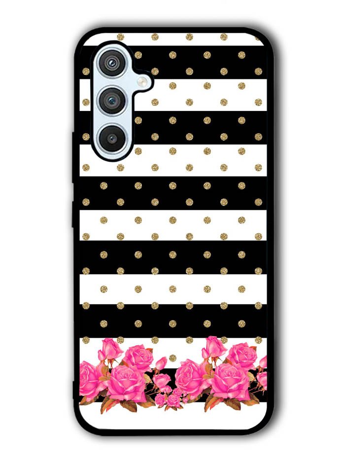 Flower Stripes Polka Samsung Galaxy A54 5G Case OV1790