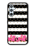 Flower Stripes Polka Samsung Galaxy A54 5G Case OV1790