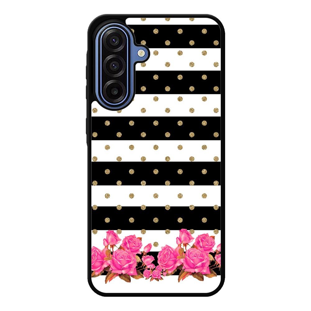 Flower Stripes Polka Samsung Galaxy A17 Case QC1790