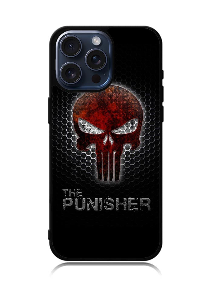 The Punisher Skull Logo iPhone 15 Pro Case OV1795