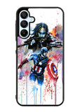 Captain America Watercolor Samsung Galaxy A35 5G Case OV1797