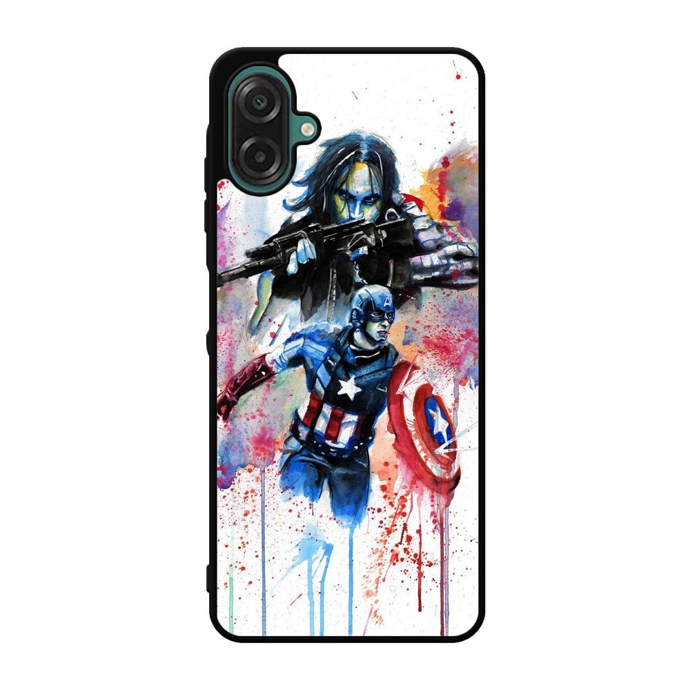 Captain America Watercolor Samsung Galaxy A07 Case OV1797