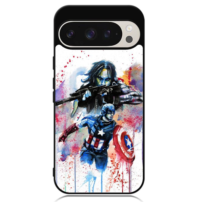 Captain America Watercolor Google Pixel 9 Pro XL Case OV1797