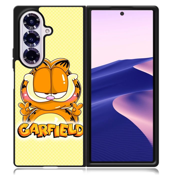 Cute Garfield Samsung Galaxy Z Fold 7 Case OV1802
