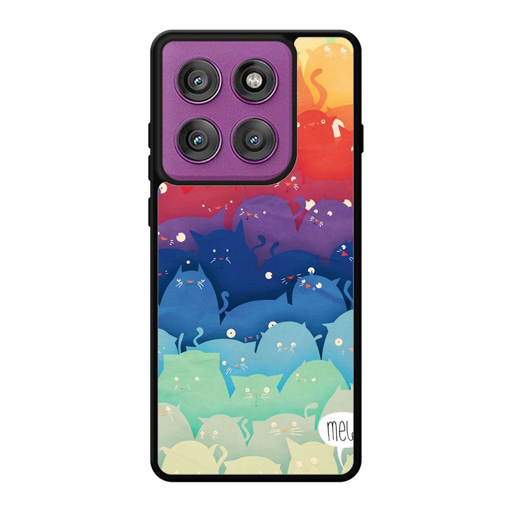 Full Color Mew Motorola Moto Edge 60 Pro Case QC1803