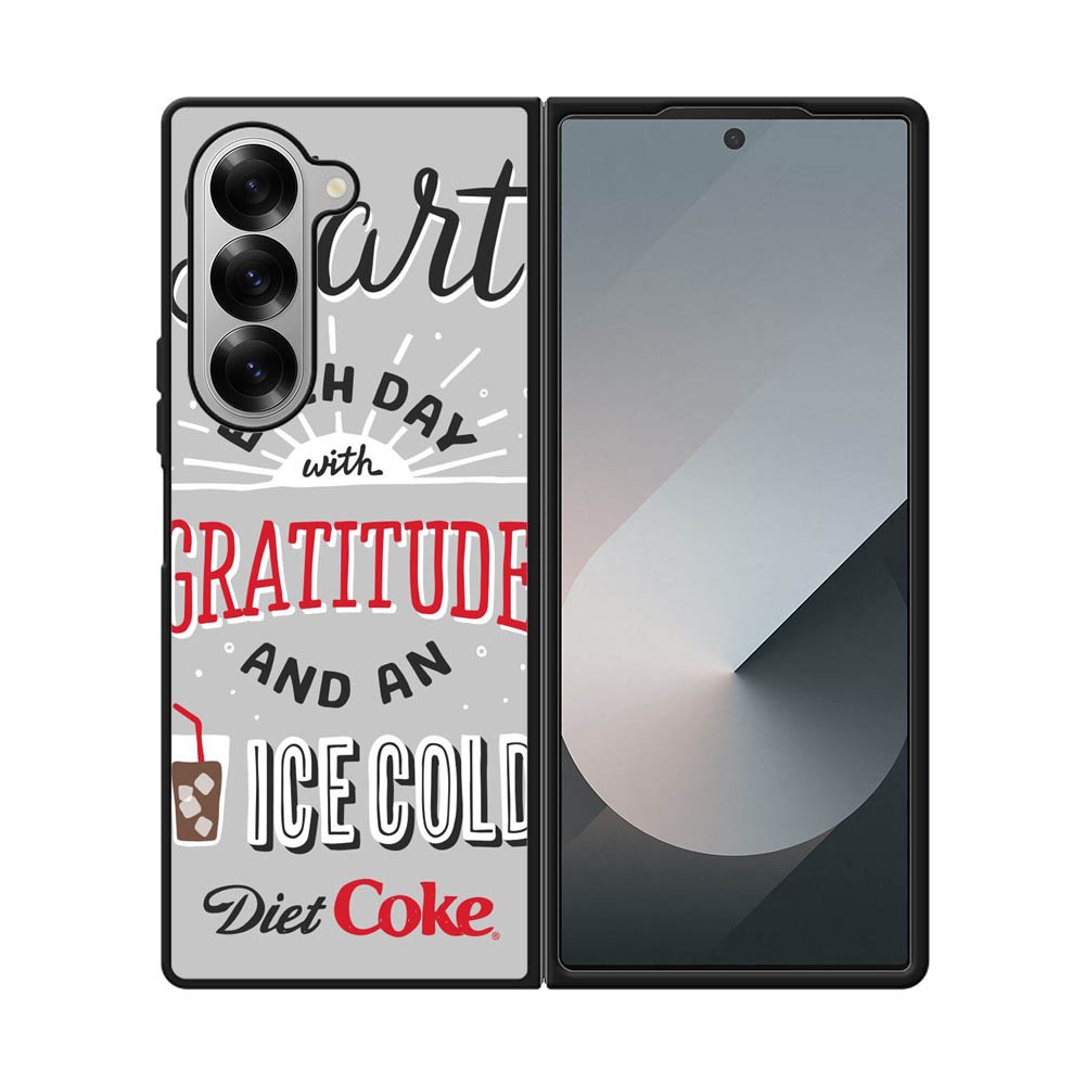 Diet Coke Quotes Samsung Galaxy Z Fold 7 5G Case QC1804