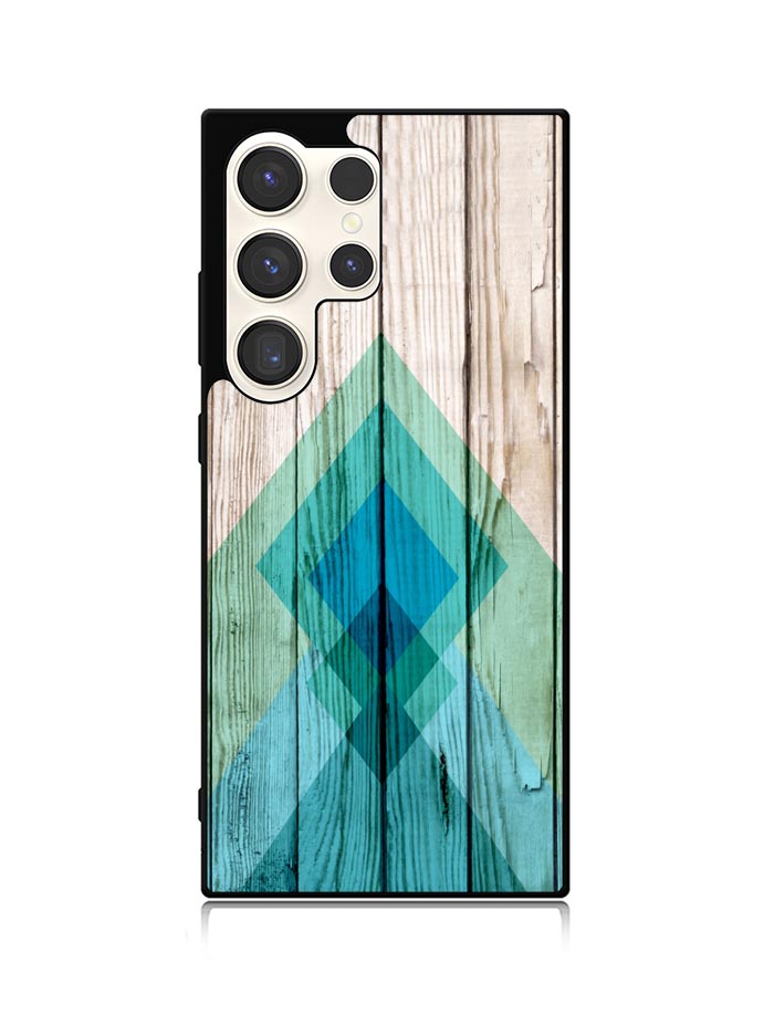 Simple Aztec on Wood Samsung Galaxy S23 Ultra 5G Case QC1806