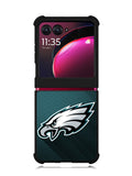 Philadelphia Eagles Logo American Football Motorola Moto Razr Plus 2023 , Moto Razr+ 2023 Case