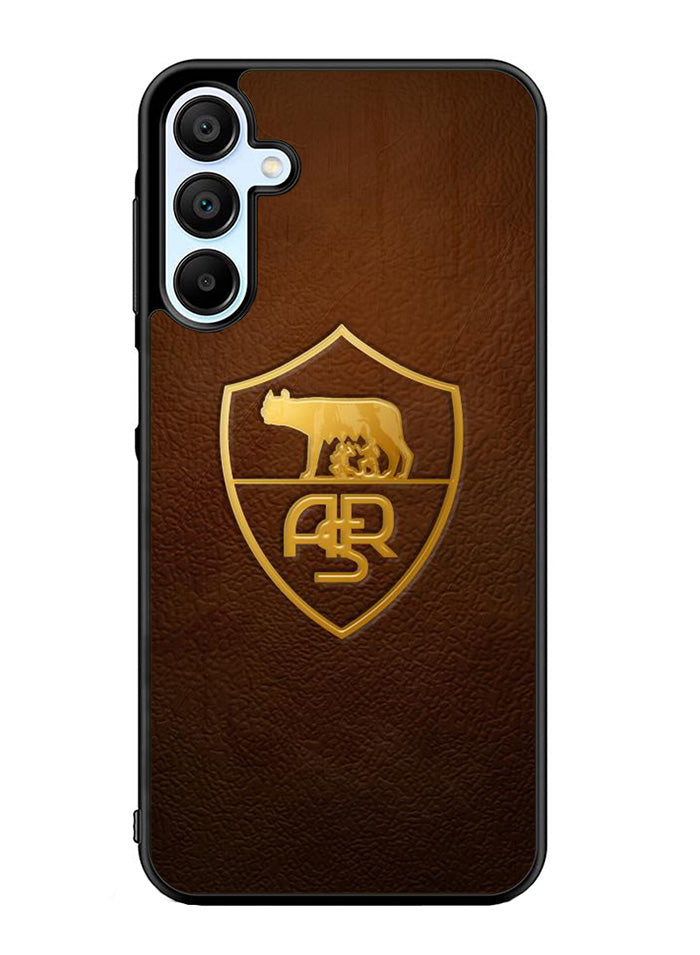 AS Roma Leather Logo Soccer Samsung Galaxy A15 5G Case OV1821