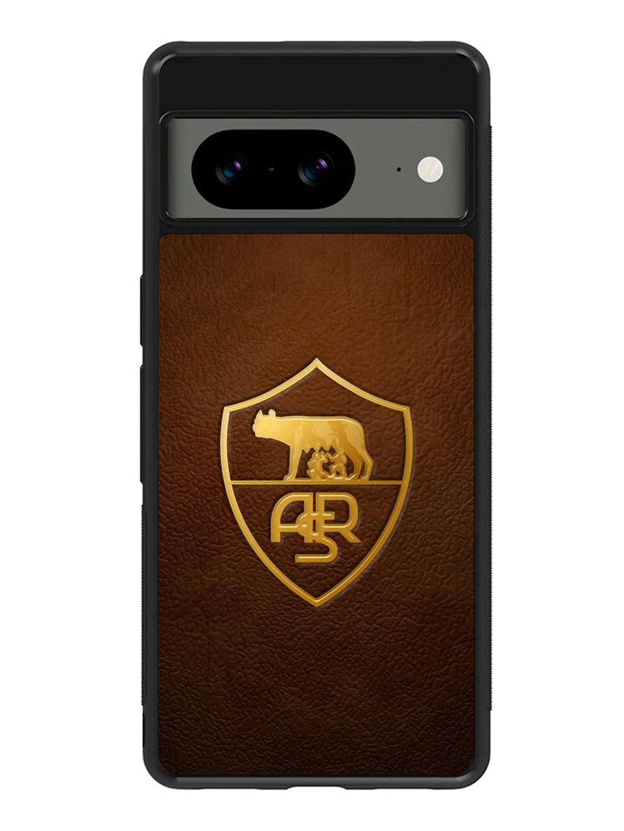 AS Roma Leather Logo Soccer Google Pixel 8A Case QC1821