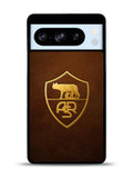 AS Roma Leather Logo Soccer Google Pixel 8 Pro Case QC1821