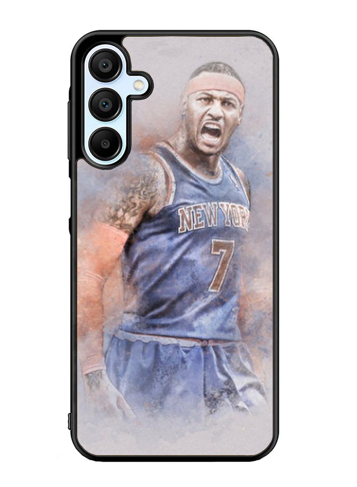 Carmelo Anthony NY7 Blue Basket Ball Samsung Galaxy A15 5G Case OV1823
