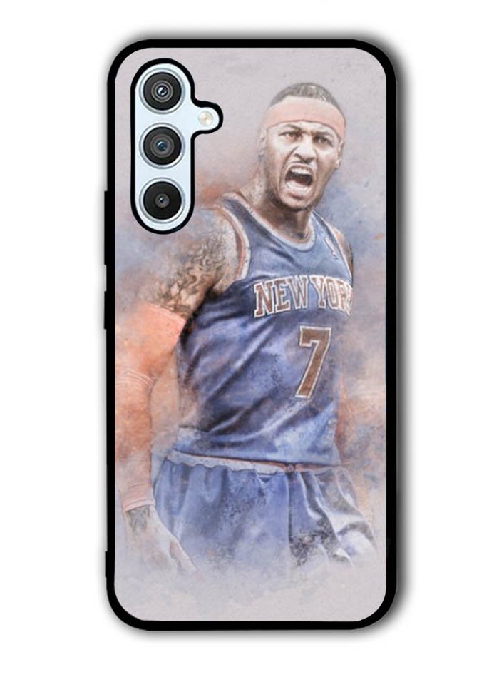 Carmelo Anthony NY7 Blue Basket Ball Samsung Galaxy A54 5G Case OV1823