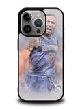 Carmelo Anthony NY7 Blue Basket Ball iPhone 14 Pro Case QC1823
