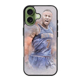 Carmelo Anthony NY7 Blue Basket Ball iPhone 17 Case QC1823