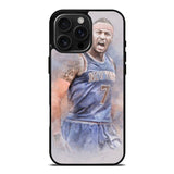 Carmelo Anthony NY7 Blue Basket Ball iPhone 16 Pro Max Case OV1823