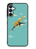Black Friday offer Giraffe Riding Shark Samsung Galaxy A15 5G Case
