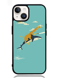 Black Friday offer Giraffe Riding Shark iPhone 14 Plus Case