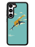 Black Friday offer Giraffe Riding Shark Samsung Galaxy S23 5G Case